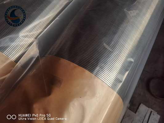 SS 304 Wedge Wire Water Wire Screens For Oil Wells