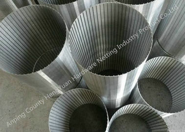 Welded Wedge Wire Filter For Chemical / Environmental Protection Industry