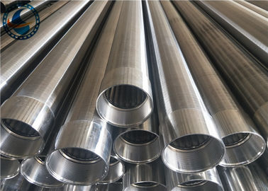 250 Micron Downhole Slotted Tube , High Rigidity Johnson Stainless Steel Screen