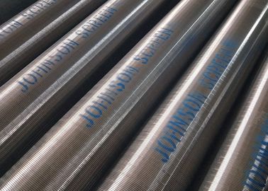 Reliable Sand Control Screen Pipe , Galvanized Low Carbon Steel Johnson Screen