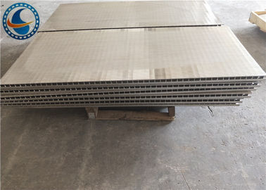 High Mechanical Strength Wedge Wire Panels 1219mm Length For Coal Washer