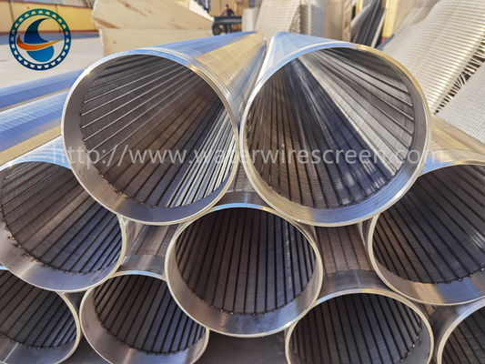 OD 219mm Johnson Type Downhole Slotted Tube With 1.0mm Slot