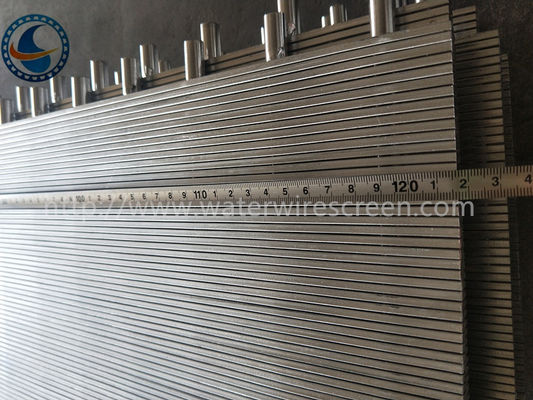 0.5mm Slot Sus304 Flat Johnson Screens With Round Support Bar