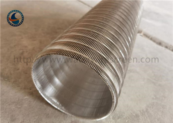 Stainless Steel Slot 40 Reverse Wedge Wire Screen Wound Cylinder