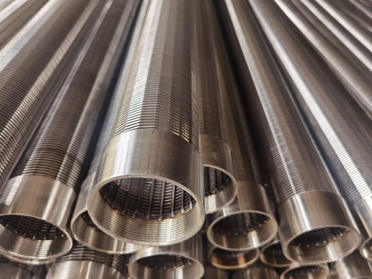 Welded Stainless Steel Continuous Slot Screen For Water Well Drilling