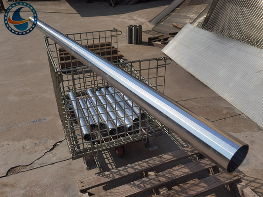 60um Slot Od 75mm Wedge Wire Screen Pipe Pure Circle