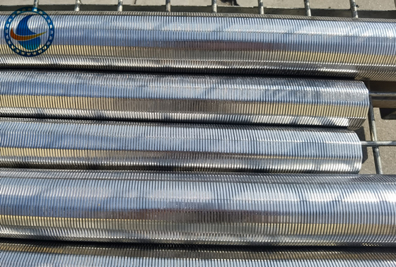 60um Slot Od 75mm Wedge Wire Screen Pipe Pure Circle