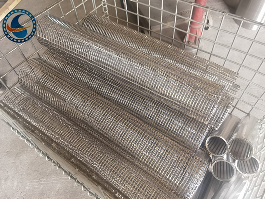 Duplex Steel 2507 Continuous Slot Wedge Wire Pipe