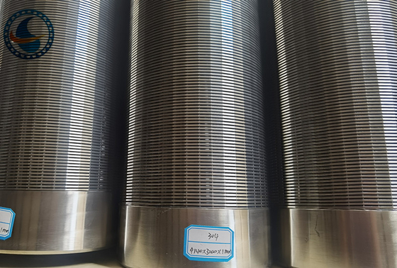 1.0mm Slot Wire Wrapped Pipe Full Welded Stainless Steel