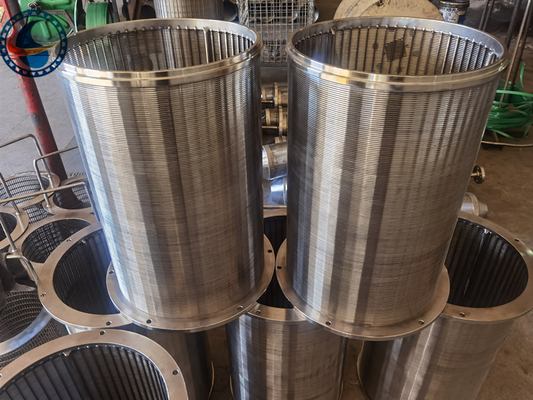 Diameter 251mm Wire Wrapped Screen Stainless Steel 316l