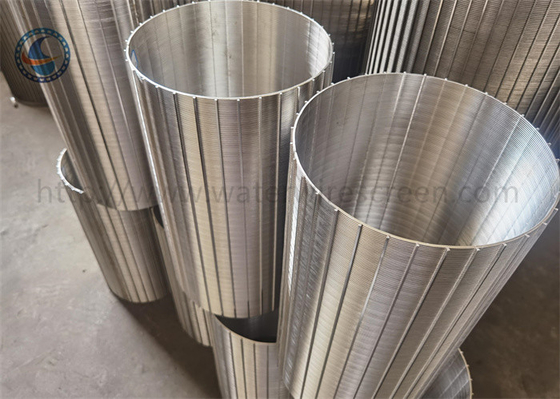 V Shap Wire Wedge Wire Wound Screen Drum Rotary SUS 304 316l