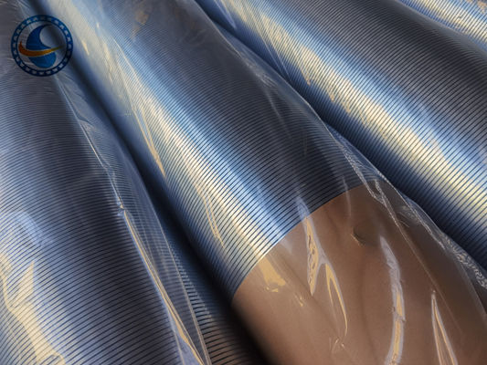 8 اینچ لوله صفحه چاه 0.75 میلی متری شیار حلقه جوش داده شده به صورت پیوسته به پایان می رسد