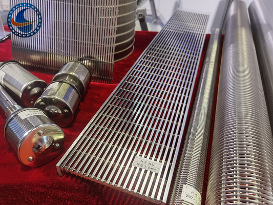 Ss 321 Johnson Wedge Wire Screen Flat برای مهندسی پتروشیمی