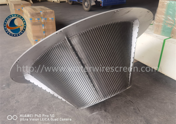 Ss304 0.25mm فلتر صفحه نمایش سیم فلج با فلنج
