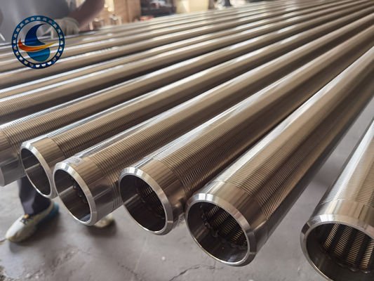 لوله مشبک سیمی کنترل شن چاه نفت AISI 316L با شکاف 0.3 میلی‌متر