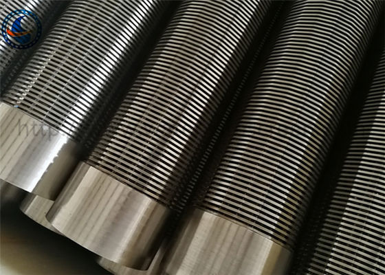 طول 2.5 میلی متری صفحه نمایش شیار پیوسته 2 میلی متر برای فیلتر چاه آب