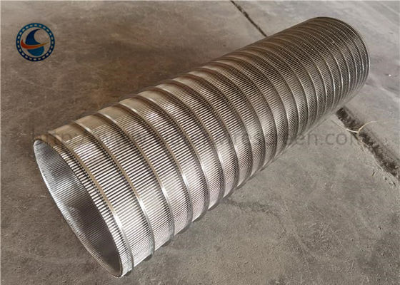 صفحه نمایش سیم گوه ای استوانه ای Ss304 316l
