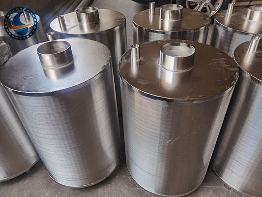 فولاد ضد زنگ استوانه ای استوانه ای شکل فیلتر 316l فولاد ضد زنگ