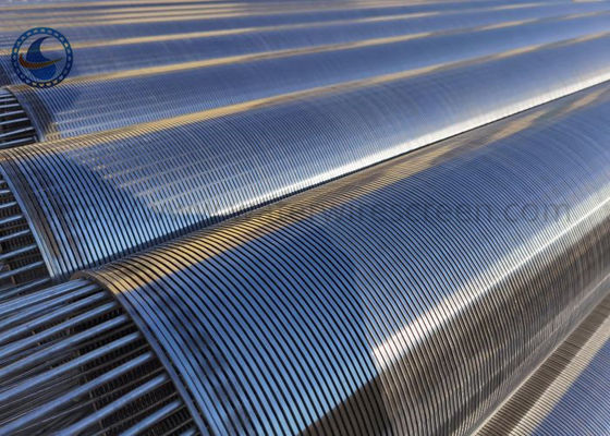 لوله کنترل شن و ماسه چاه آب چاه سیم گوه ای 25 میلی متری استیل جانسون