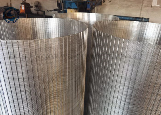 لوله شکاف دار Johnson Screen 304 Wedge Wire Screen Filter for Filtration