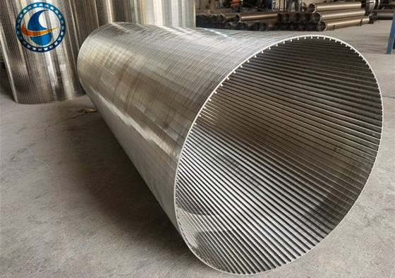 Ss 316l Wedge Wire سبد با قطر 915mm پروفایل Vee