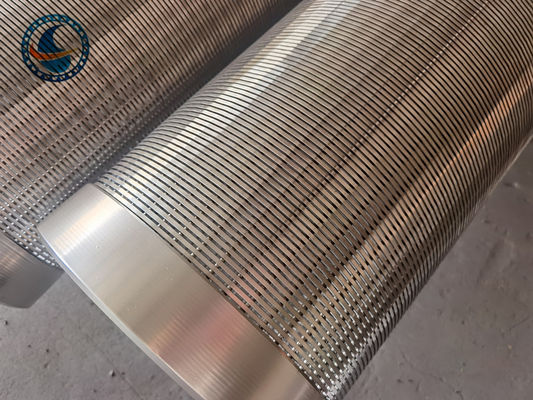 304 لوله فولادی ضد زنگ فیلتر آب چاه جانسون V Wire Screen برای تصفیه آب