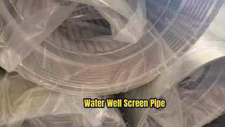SS304 OD270mm شیار #30 0.76mm لوله چاه آب صفحه نمایش