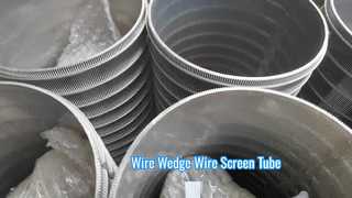 صفحه نمایش سیم گوه ای معکوس SS304 Vee شکل