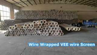 OD 9-5/8 اینچ شیار 245 میلی متری 30 SS304 صفحه سیمی پیچیده